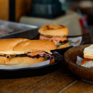 Hamburguesa con bacon y queso